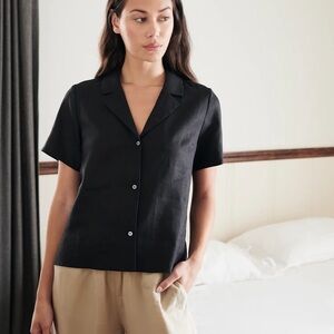 Quince European Linen Top